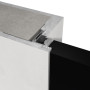 Deatilansicht des Querschnitts von HÖRMANN Innentür-Set Zeroline RAL 9005 Tiefschwarz Lack reverse mit Zarge und Drücker