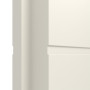 Detailansicht der Fräsung von CLASSEN Schiebetür Dynamic 3.24 Weißlack RAL 9010