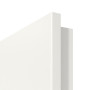 Abbildung Designkante von Weiß RAL 9016 CPL Wohnungseingangstür - Interio