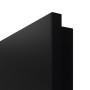 Detailansicht der runden Kante von Schwarz RAL 9005 LA-24 schlossseitig Lack ProLine Innentür - Hörmann