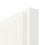 Detailansicht der Reverse-Kante von Innentür-Set Cofi 40 LA-02 reverse Weißlack RAL 9016 mit Zarge und Drücker - Deine Tür