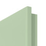 Detailansicht der runden Kante von RAL 6019 Weißgrün Innentür - Lebo