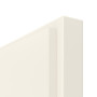 Detailansicht der Kante von Innentür-Set Linea 03 LA-03 reverse Weißlack mit Zarge und Drücker