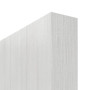 Detailansicht der stumpfen Kante von GARANT Schiebetür Authentic Grigio CePaL mit Lichtausschnitt LA-2 Sprosse SP10