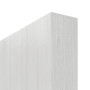 Detailansicht der stumpfen Kante von GARANT Schiebetür Authentic Grigio CePaL mit Lichtausschnitt LA-3 Sprosse SP10
