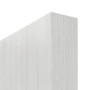 Detailansicht der stumpfen Kante von GARANT Schiebetür Authentic Grigio CePaL mit Lichtausschnitt LA-4 bandseitig