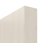 Detailansicht der stumpfen Kante von GARANT Schiebetür Authentic Perl CePaL mit Lichtausschnitt LA-6 Sprosse SP10