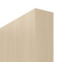 Detailansicht der stumpfen Kante von GARANT Schiebetür Authentic Sand CePaL mit Lichtausschnitt LA-6 Sprosse SP2