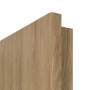 Detailansicht der Kante von CLASSEN Innentür-Set 4.1 Hickory Eiche CPL mit Zarge und Drücker