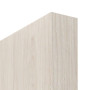 Detailbild der stumpfen Türkante von Gebürstete Salzeiche LA 9 ProLine Duradecor Schiebetür - Hörmann