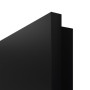 Detailansicht der eckigen Kante von Schwarz RAL 9005 DIN-LA Lack ProLine Innentür - Hörmann