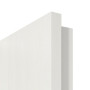 Detailansicht der eckigen Kante von GARANT Zimmertür-Set Authentic Bianco CPL mit Zarge und Drücker