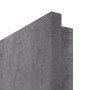 Detailansicht der eckigen Kante von der Trend Concrete Anthrazit LÖ Bullauge CPL-DuriTop Optima Innentür - Jeld-Wen