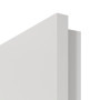 Detailansicht der eckigen Kante von GARANT Zimmertür 0160-60 Silver Grey CPL mit Lichtausschnitt LA-7
