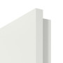 Detailansicht der eckigen Kante von Velvet Typ 7504-D Sira-Weiß (ähnl. RAL 9003) WestaLack-Soft Basic Innentür - Westag
