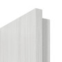 Detailansicht der Premiumkante von GARANT Zimmertür Authentic Grigio CPL mit Lichtausschnitt LA-DIN