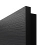 Detailansicht der eckigen Kante von HÖRMANN Wohnungseingangstür Schiefer Schwarz Proline Concepto