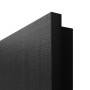 Detailansicht der eckigen Kante von HÖRMANN Innentür Leinen Schwarz Duradecor Proline Concepto