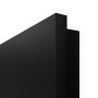 Detailansicht der eckigen Kante von HÖRMANN Innentür Ultramatt Schwarz Duradecor Proline Concepto