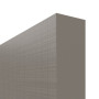 Detailansicht der stumpfen Kante von LEBO Schiebetür Cotton Like Taupe Versio mit Lichtausschnitt LA 9