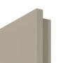 Detailansicht der kleinen Rundkante von GARANT Wohnungseingangstür Matt Seidengrau 7044 G-TEC