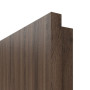 Detailansicht der eckigen Kante von HÖRMANN Innentür Alpineiche Duradecor ProLine mit Lichtausschnitt LA 10
