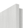 Detailansicht der eckigen Kante von GARANT Objektinnentür Authentic Grigio CePaL mit Lichtausschnitt LA-2