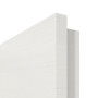 Detailansicht der eckigen Kante von GARANT Objektinnentür Quer Authentic Bianco CePaL mit Lichtausschnitt LA-2