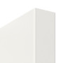 Detailansicht der stumpfen Kante von JELD-WEN Schiebetür Contour 1F Brillantweiß ähnlich RAL 9016 ExpertLack