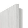 Detailansicht der Premiumkante von GARANT Objektinnentür Authentic Grigio CePaL mit Lichtausschnitt LA-11