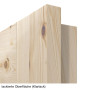 Detailansicht der Oberfläche von Typ 6002-B-LA Kiefer Massivholz Innentür - Radex