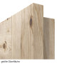 Detailansicht der Oberfläche von Typ 6002-03 Kiefer Massivholz Innentür - Radex