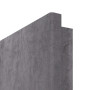 Detailansicht der runden Kante von der Trend Concrete Anthrazit LÖ Bullauge CPL-DuriTop Optima Innentür - Jeld-Wen