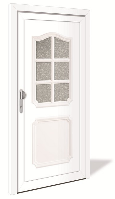 4 Sterne Ht 1106 Kunststoff Haustur Mit Glasausschnitt Interio Deinetur De