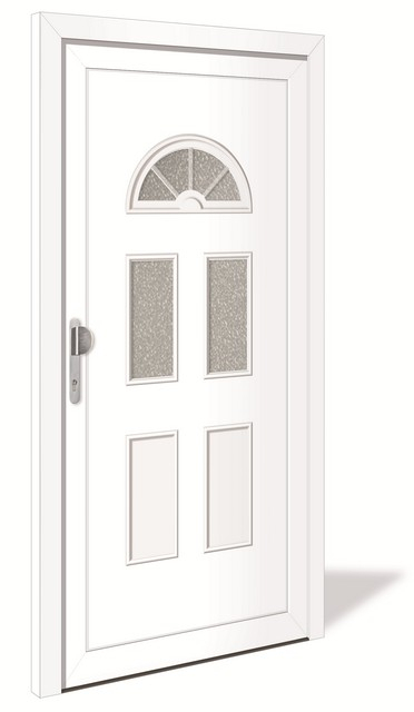 4 Sterne Ht 1107 Kunststoff Haustur Mit Glasausschnitt Interio Deinetur De