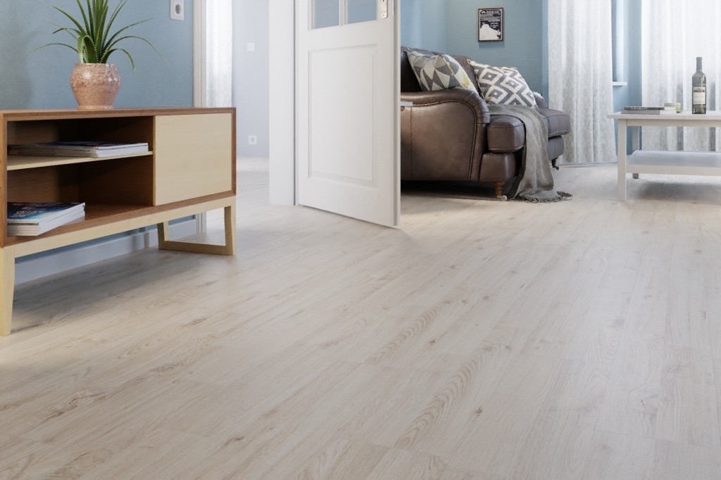 Winter Eiche Hell 2 Stab Laminat Superior Standard D5260 Interio