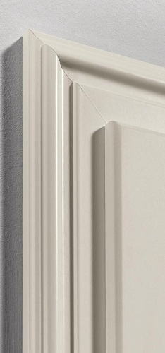 Zarge Weißlack 9010 profiliert RP09 Zarge Weißlack 9010 profiliert RP09