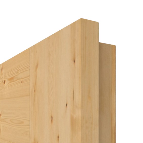 Oberflächendetail Fichte astig geölt