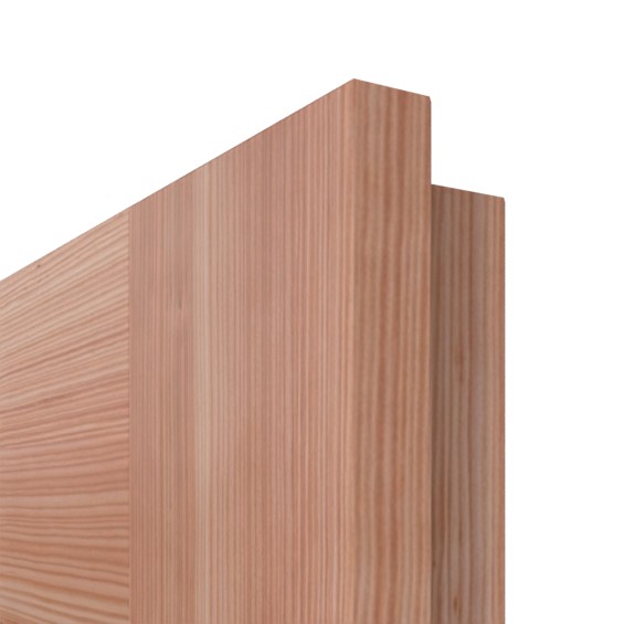 Oberflächendetail Lärche lackiert