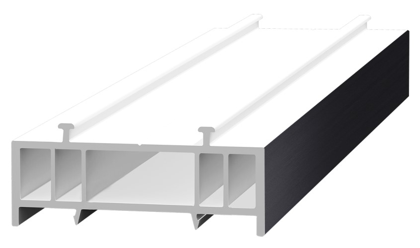 PVC Verbreiterungsprofil Anthrazit