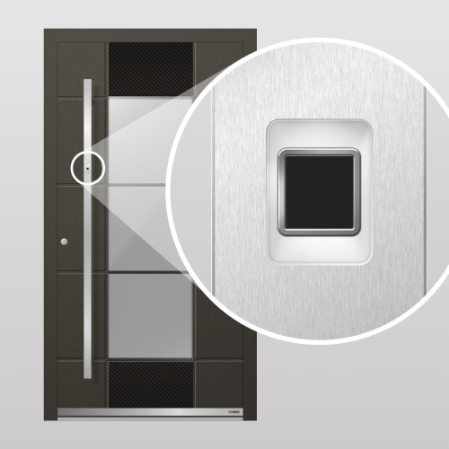 Fingerabdruckscanner ekey dLine Edelstahl im Griff