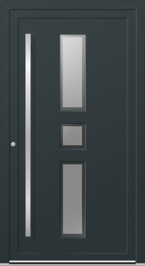Dekorglas am Beispiel von Haustür Fabian