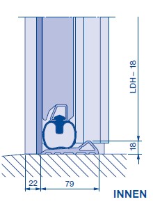 Sturmschwelle Zeichnung