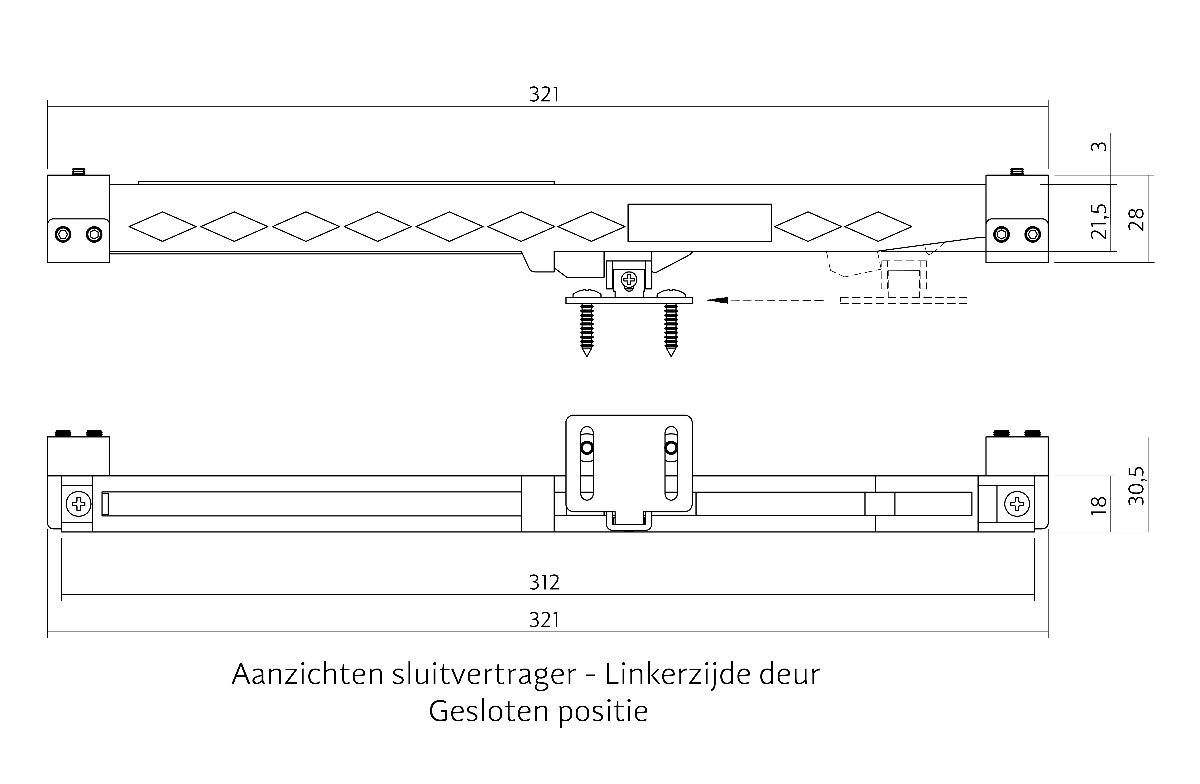 Skizze Schließverzögerung links