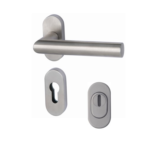 Innendruecker BA 3504 Edelstahl oval