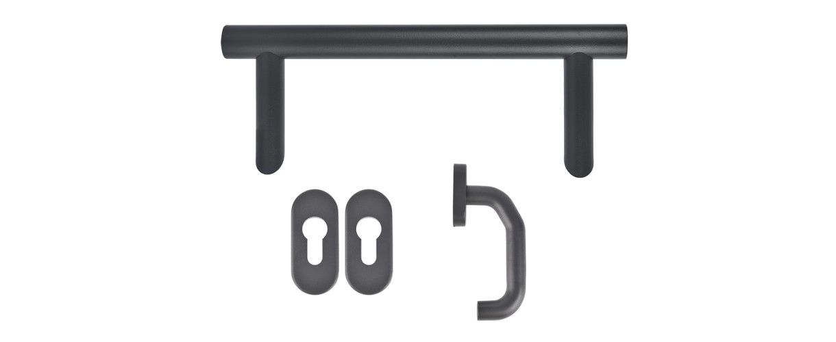 Griff-Set Optima 80 Anthazit