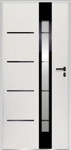 Applikationen Inox Schwarz matt am Beispiel Modell Luna