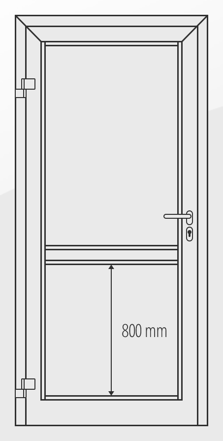 Zeichnung Aufteilung Glasfelder LA-01