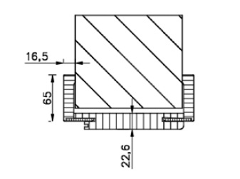 Zarge ZA-14 Zeichnung frontal